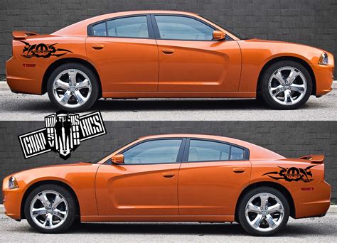 Dodge Charger Srt X Body Decals Side Stickers Logo Graphics Vinyl High