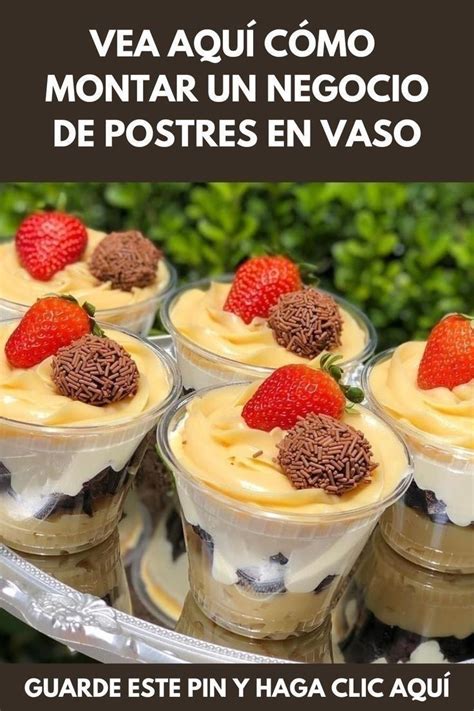 Postres En Vaso Para Vender Haga Clic En La Imagen Desserts Food Mini Cheesecake