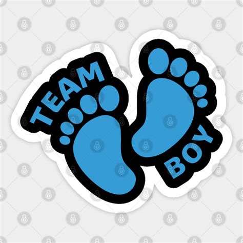 Team Boy - Gender Reveal - Team Boy Gender Reveal - Sticker | TeePublic