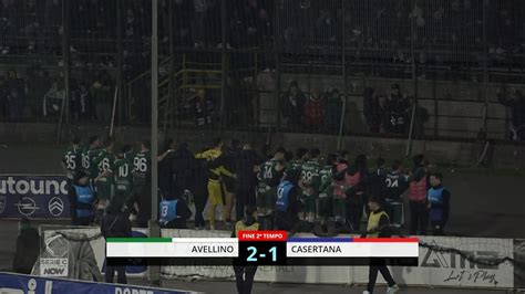 Avellino Casertana 2 1 Gli Highlights YouTube