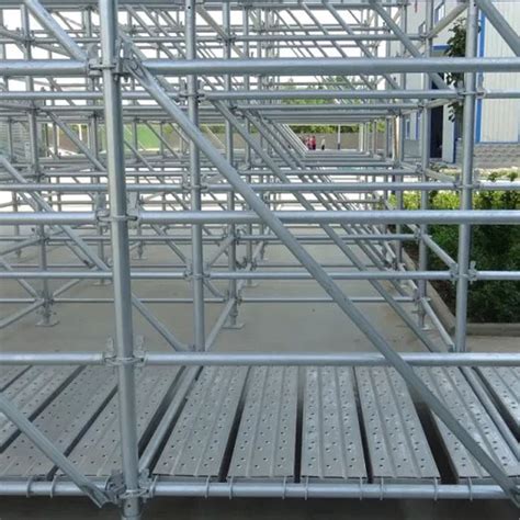 Hot Dip Galvanized Ringlock Scaffolding For Architecture Construction Site