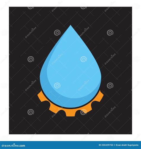 Illustration De Goutte D Eau Logo Vectoriel Illustration De Vecteur