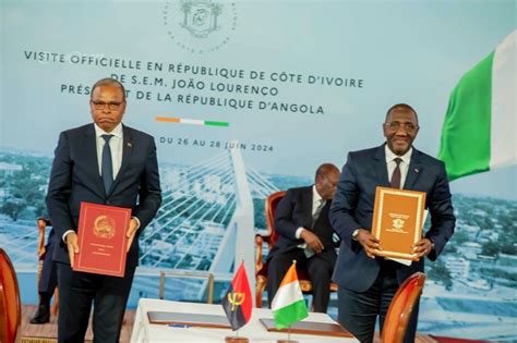 Diplomatie Signatures Daccords Bilat Raux Entre La C Te Divoire Et