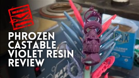 Phrozen Castable Resin Violet Review Metal Casting Resin YouTube