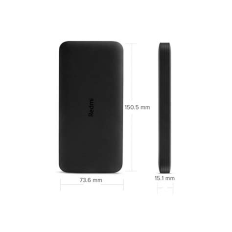 Redmi Mah Fast Charge Power Bank Black Cable Included In Pack