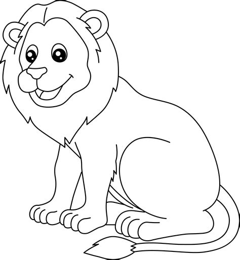 Lion Clip Art Coloring