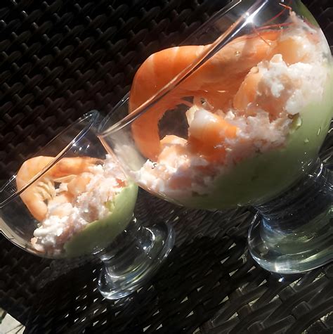 Recette De Verrines Avocat Saumon Et Crevettes