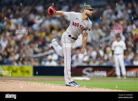 Boston Red Sox Starting Pitcher Chris Sale Throws To The Plate During The First Inning Of A