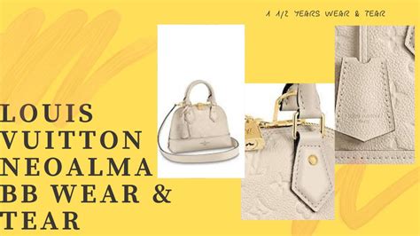 Louis Vuitton Neo Alma Bb Empreinte Leather Years Wear And Tear