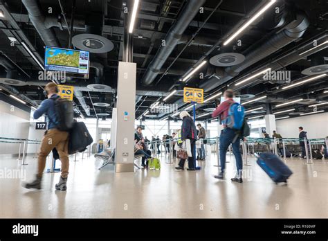 Passengers At Departure Gate At Dublin Airport Stock Photo Alamy