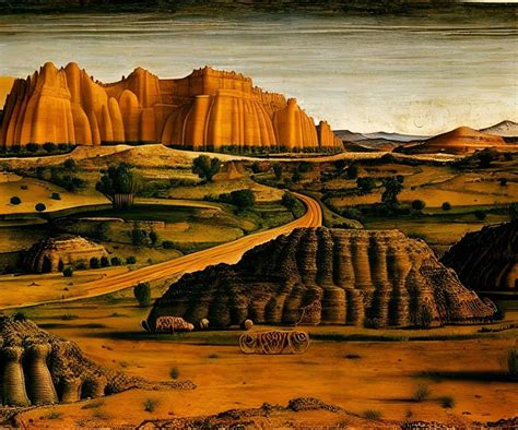 Utah Landscape Vittore Carpaccio Mongolian Paintin