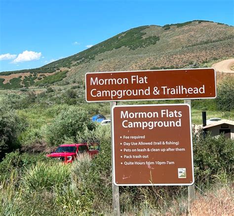 East Canyon State Park Mormon Flat Group Campground Morgan County Utah