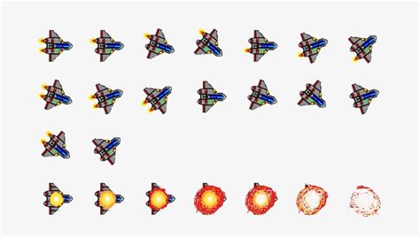 Galaga Ship Sprite Png - Cartoon - Free Transparent PNG Download - PNGkey