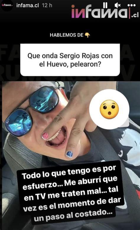 Sergio Rojas Se Pele Con Daniel Fuenzalida Dar Un Paso Al Lado