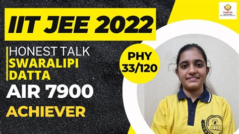 My Journey To Iit Kharagpur Iit Jee Topper 2022 Pioneer Classes