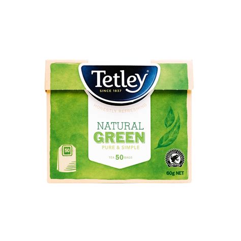 Tetley Australia Natural Green Tea 50 Tea Bags By Sonnamera Ntuc