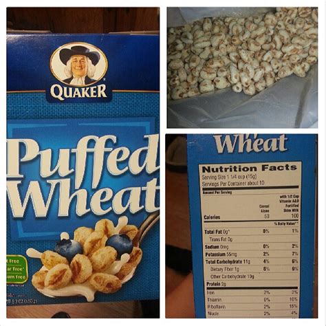 Shannon's Lightening the Load: Quaker Puffed Wheat Cereal