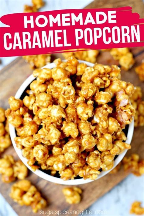 A Delicious And Easy Homemade Salted Caramel Popcorn Recipe Is The