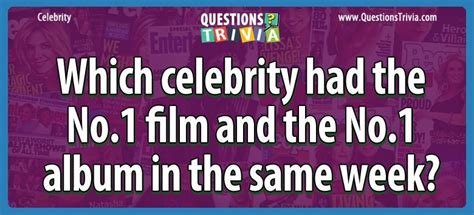 The Ultimate Celebrity Trivia Questions Questionstrivia