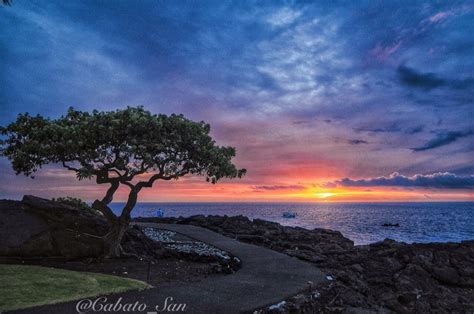 Kona sunset | Sunset, Places to visit, Outdoor