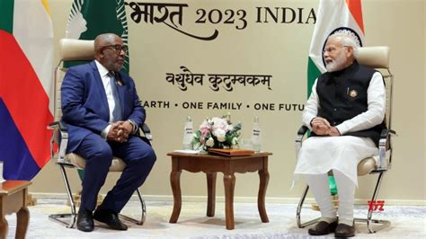 G20 Summit पीएम मोदी ने अफ्रीकन यूनियन अध्यक्ष अजाली असौमानी के साथ की