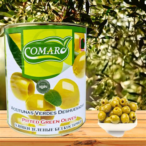 Trái Olive Xanh Tách Hạt Quả Oliu Xanh Nguyên Trái Kojin Hiệu Comaro