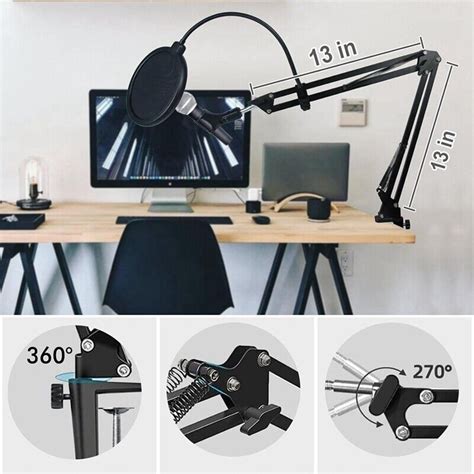MikrofonstäNder Galgenarm Verbesserter Mikrofonarm MikrofonstäNder