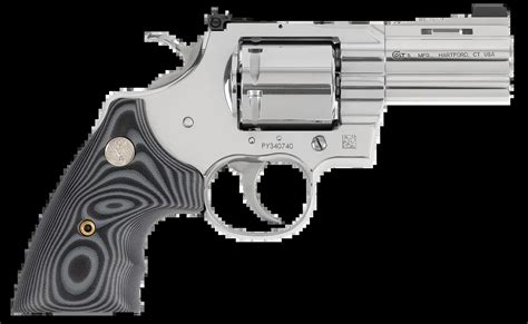 python combat elite     magnum revolver stainless