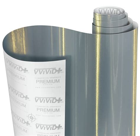 VViViD Premium High Gloss Galaxy Metallic Nardo Grey Vinyl Wrap Film