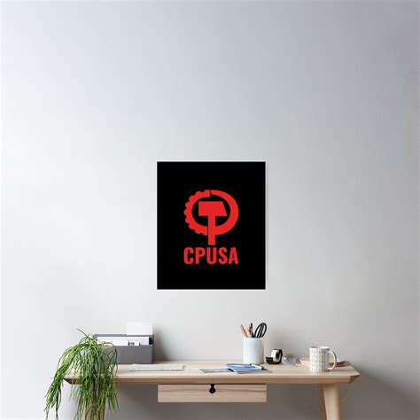 Cpusa Communist Party Of The Usa Logo Poster For Sale By Artfay