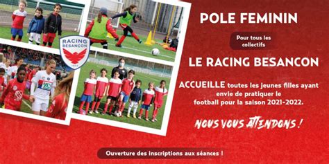 Pôle Féminin Inscription Aux Portes Ouvertes Racing Besançon