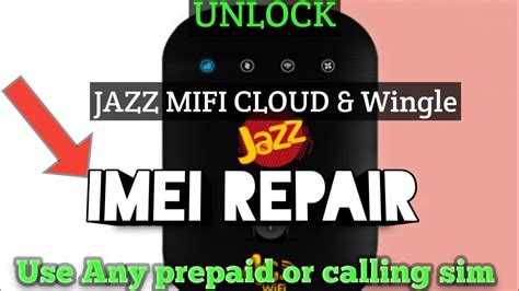 How To Imei Repair Jazz G Cloud Mf G Wingle W New Version