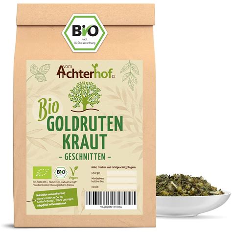 Goldrutenkraut Bio G Goldrutenkraut Getrocknet Und Geschnitten