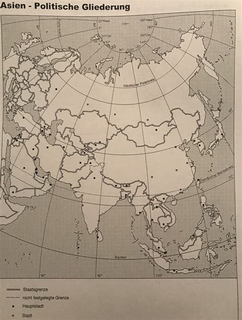 Asien Staaten und Städte Diagram Quizlet