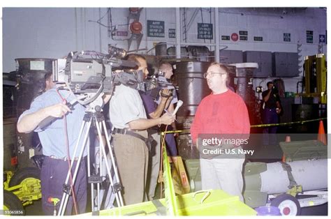 Aboard USS Enterprise -- Several Crewman Of USS Enterprise , Have... News Photo - Getty Images