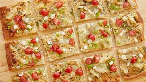 Chicken Pesto Flatbread Recipe From