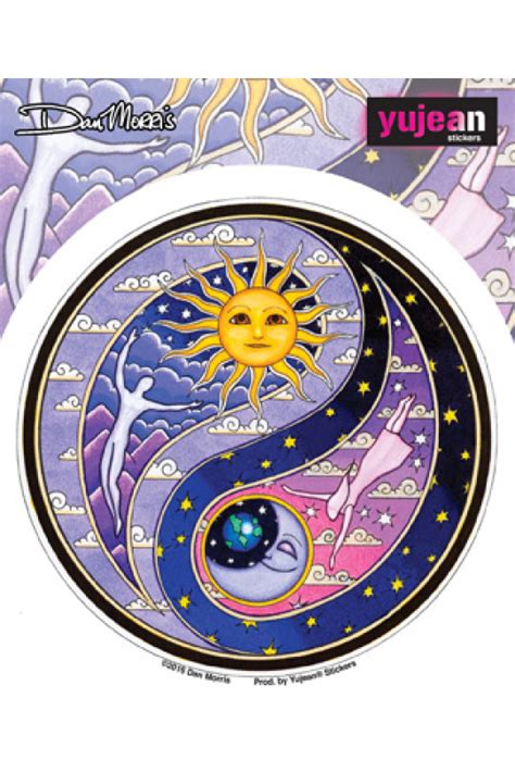 Celestial Yin Yang Window Sticker