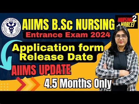 Aiims Application Form Release Date Aiims Update Aiims Bsc