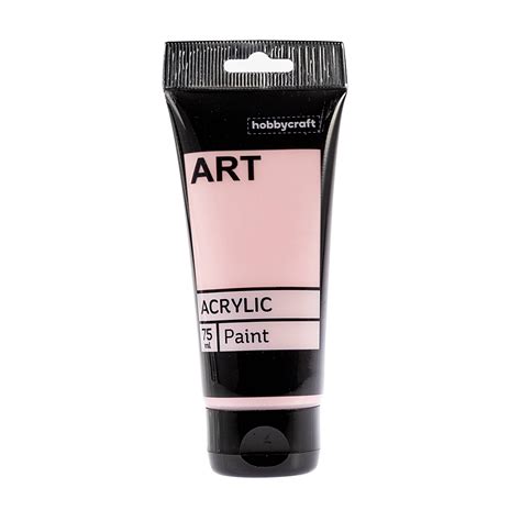 Baby Pink Art Acrylic Paint 75ml Hobbycraft