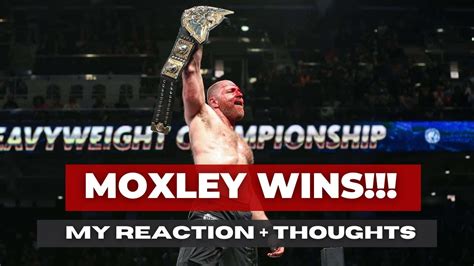 My Reaction Thoughts Jon Moxley Wins Iwgp World Heavyweight