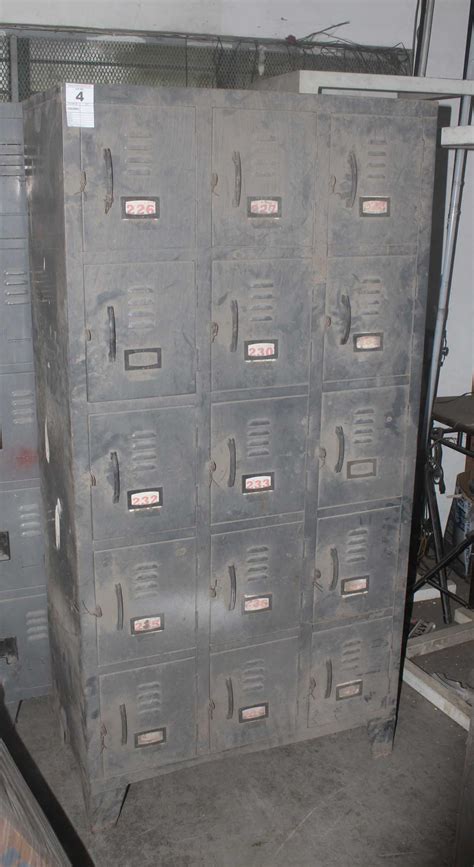 15 Doors Steel Door Locker 15 Doors Steel Door Locker HMR Shop N Bid