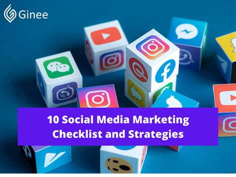 Social Media Marketing Checklist And Strategies Ginee