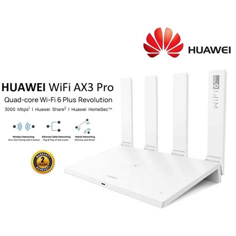 Huawei AX3 Quad Core WS7200 Wi Fi 6 Plus Speed Is Up To 3000Mbps