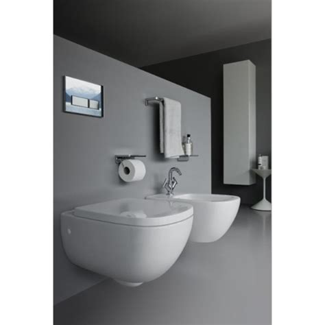 Laufen Palomba Pack WC Suspendu Sans Bride 36 5x54cm Avec Abattant