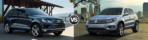 Vw Touareg Vs Tiguan Mpg Dimensions Engine Options Vw Suvs