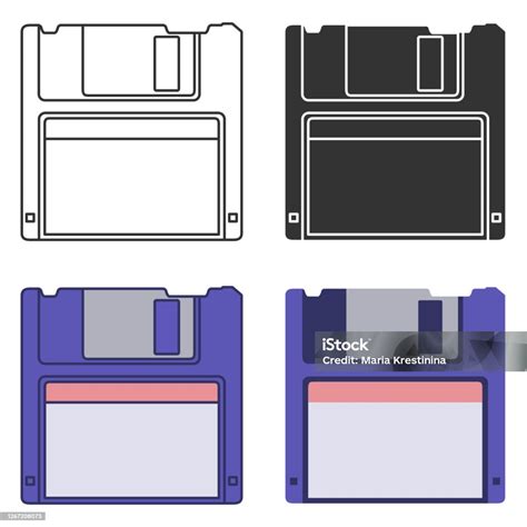 computer diskette   styles stock illustration