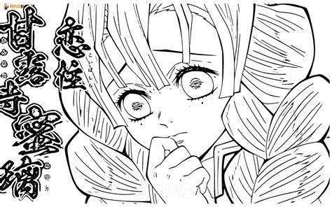 28 Mitsuri Kanroji Coloring Pages Clarissaquin