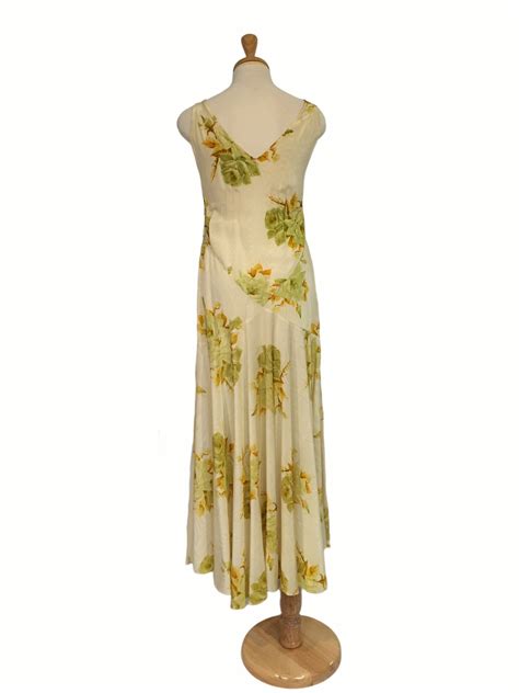 Floral Maxi Dress Party Dress Garden Party Dress 1930s Etsy