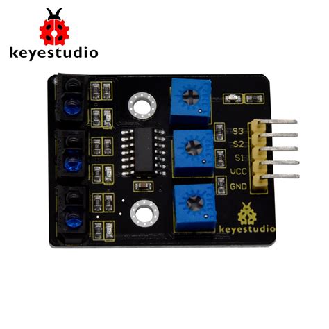 Keyestudio 3 Channel Infrared Tracking Sensor Module IR Line Patrol For