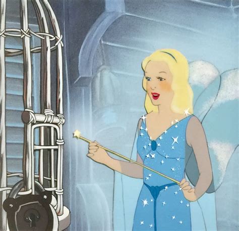 Animation Collection Original Production Animation Cel Of The Blue Fairy From Pinocchio 1940